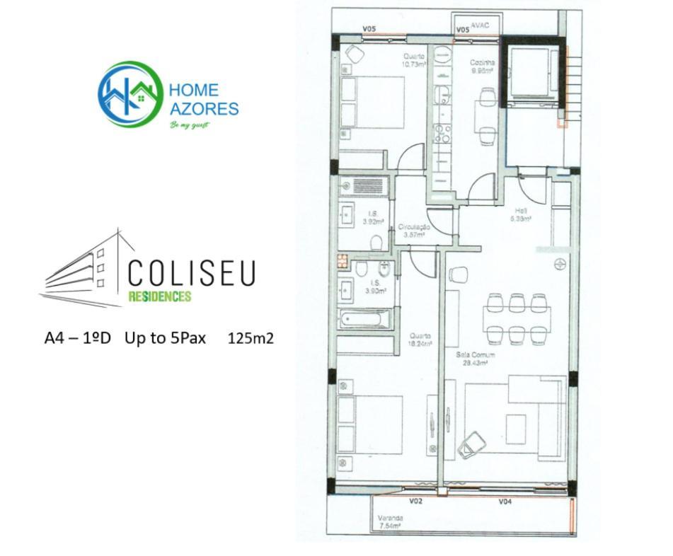 Home Azores - Coliseu Residences Ponta Delgada  Bagian luar foto